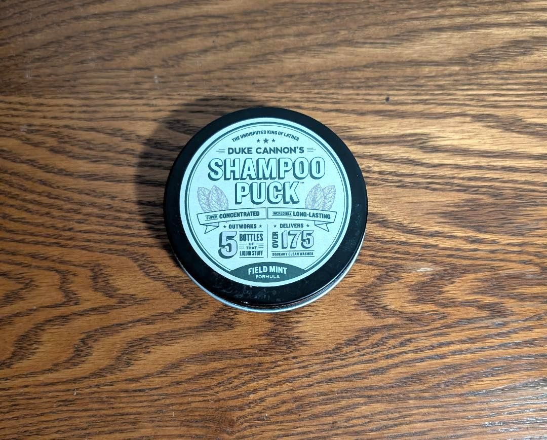 Duke Cannon Field Mint Shampoo Puck
