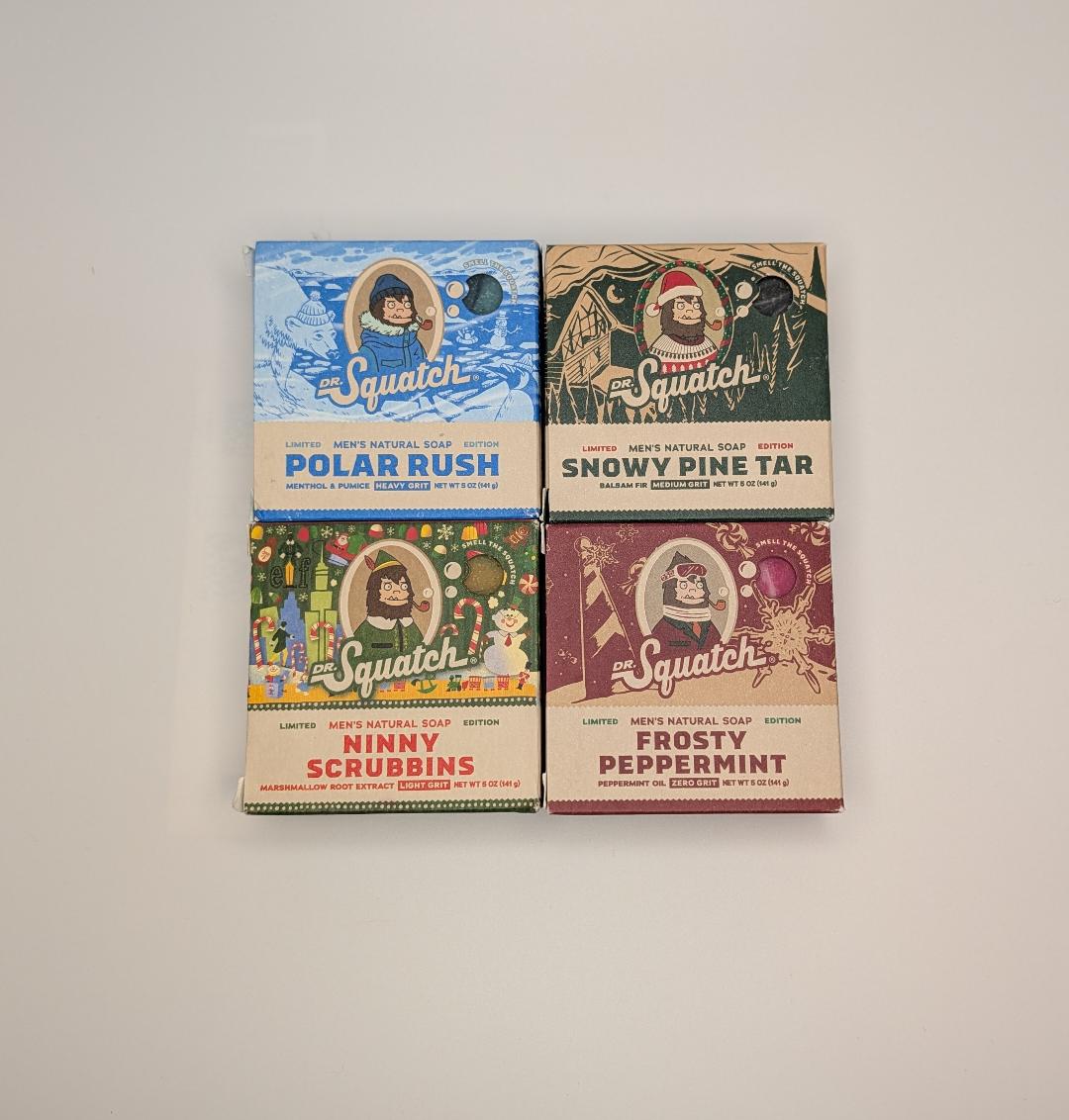 Dr. Squatch Holiday Soap Bundle 4-Pack #2