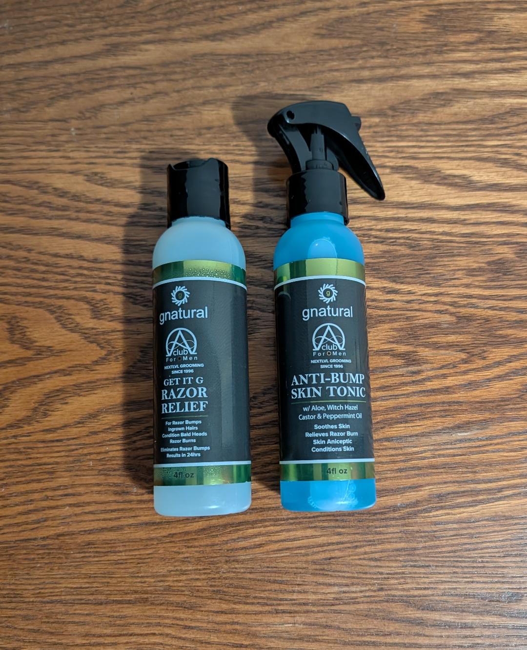 gnatural Aftershave Set
