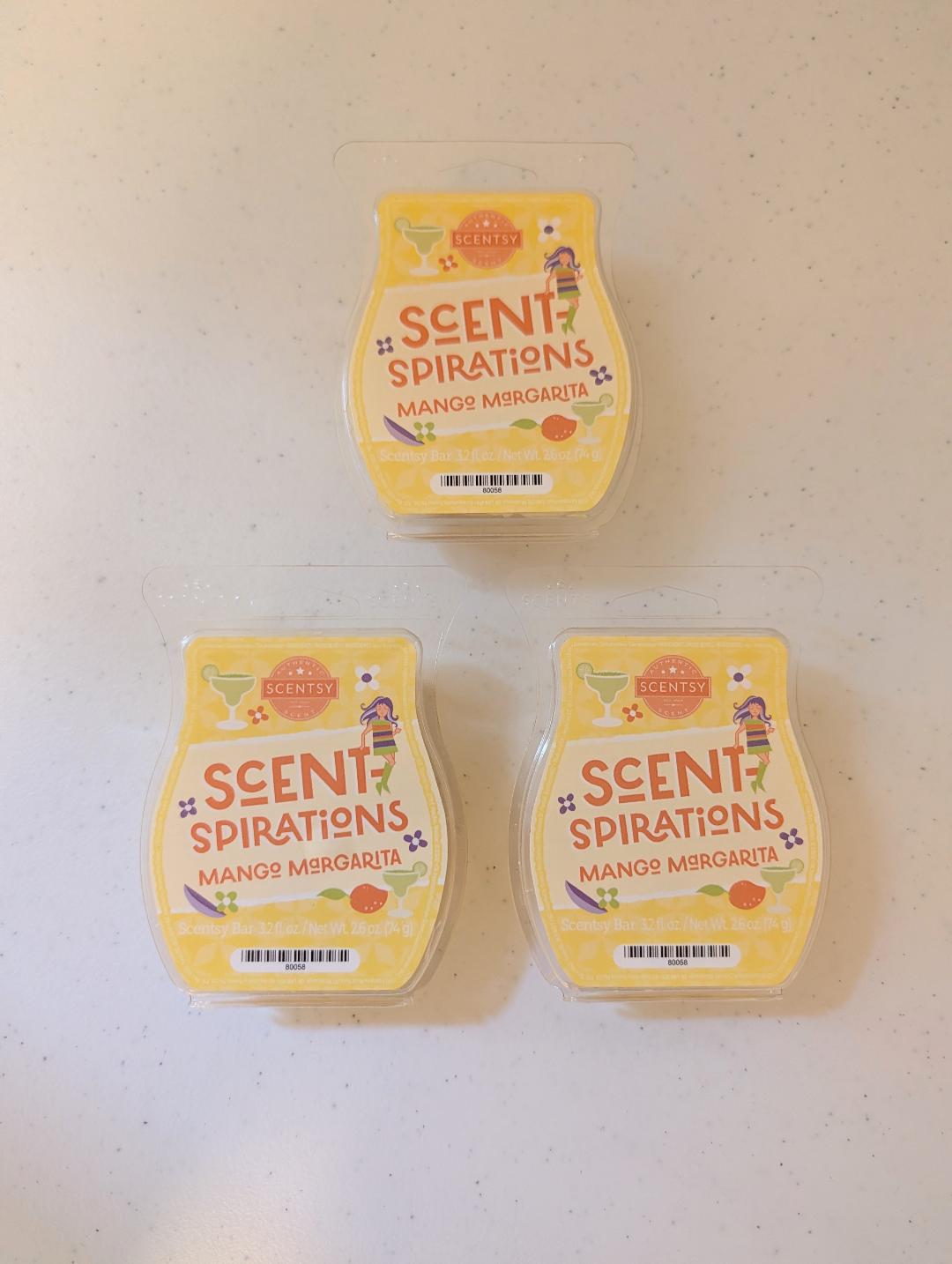 Scentsy Mango Margarita Wax Bars 3-Pack