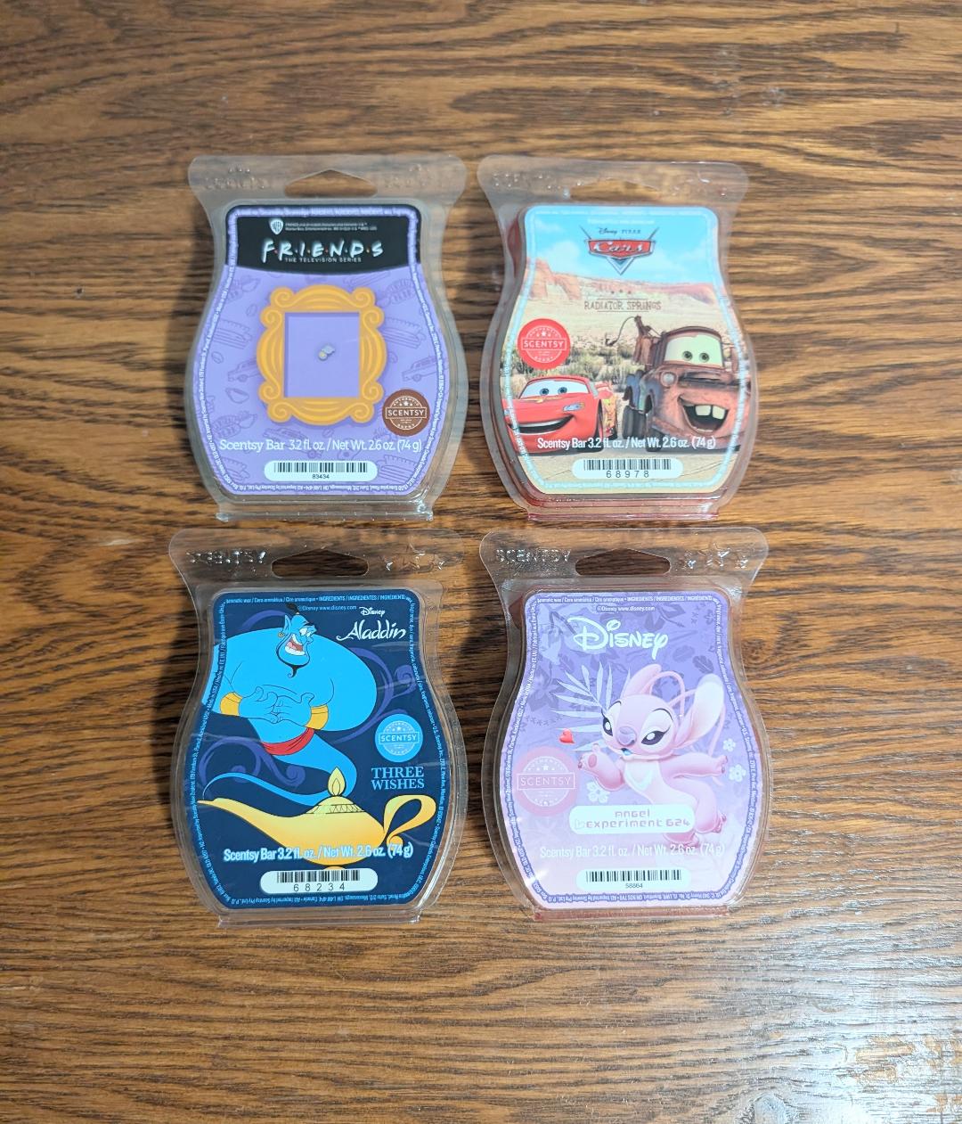Scentsy Licensed Wax Bar Bundle 4-Pack