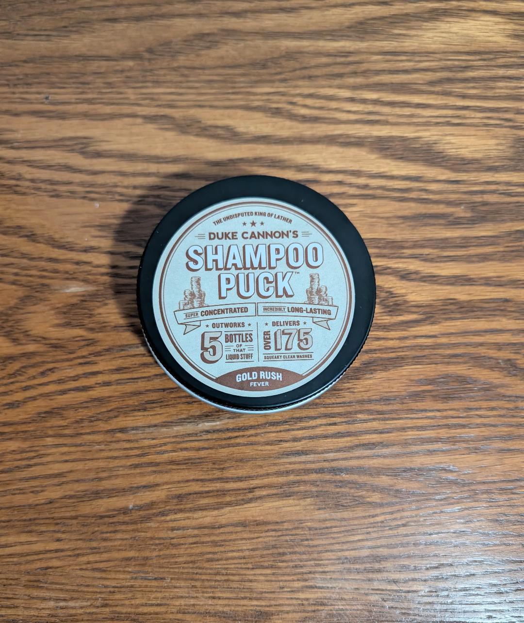 Duke Cannon Gold Rush Fever Shampoo Puck
