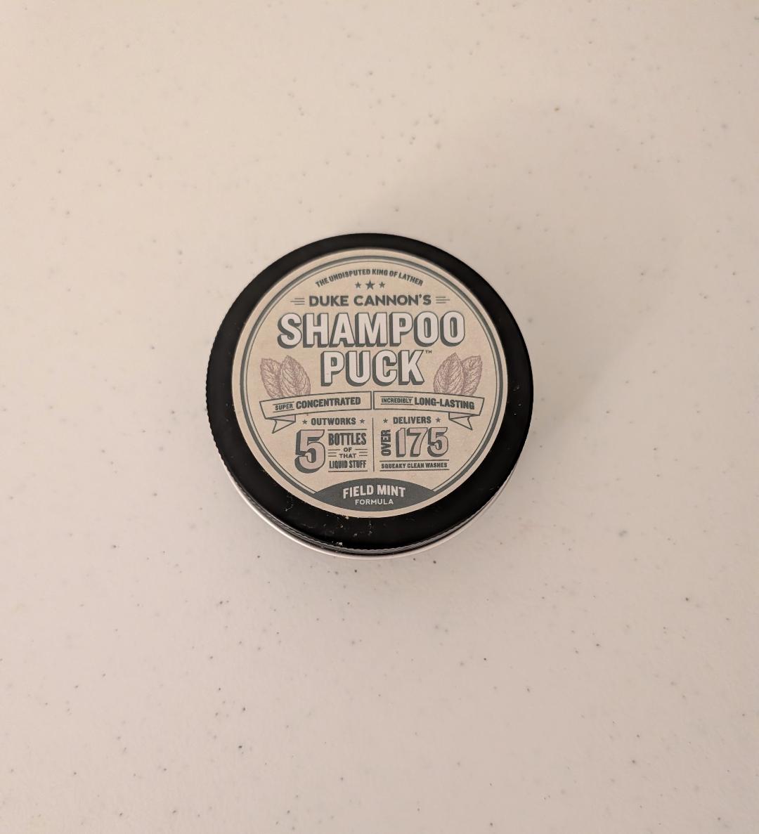 Duke Cannon Field Mint Shampoo Puck
