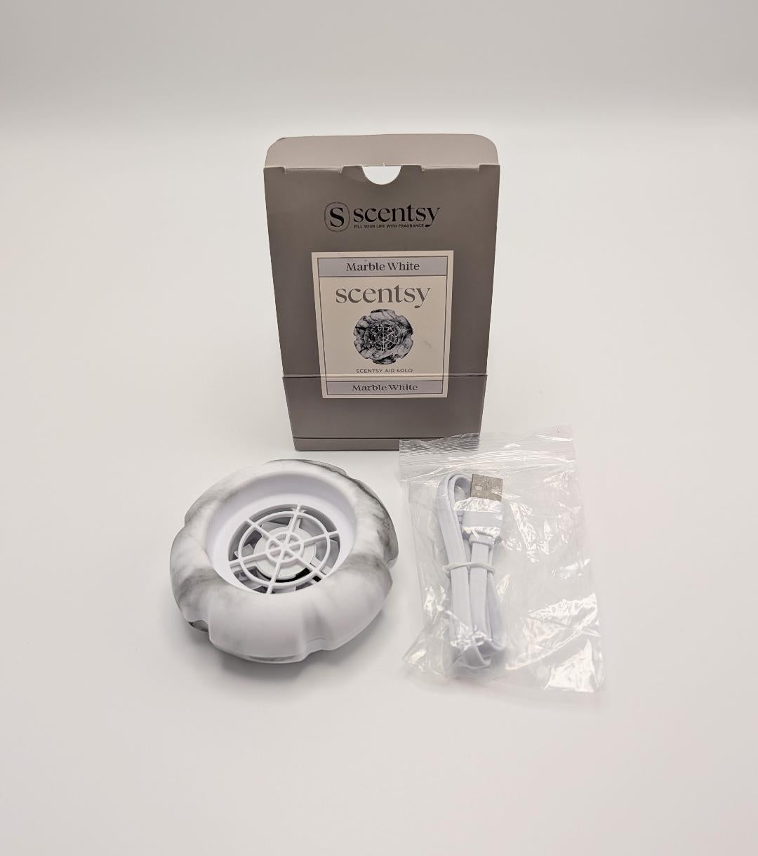 Scentsy Air Solo Marble White