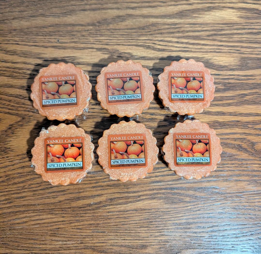 Yankee Candle Spiced Pumpkin Wax Tart 6-Pack