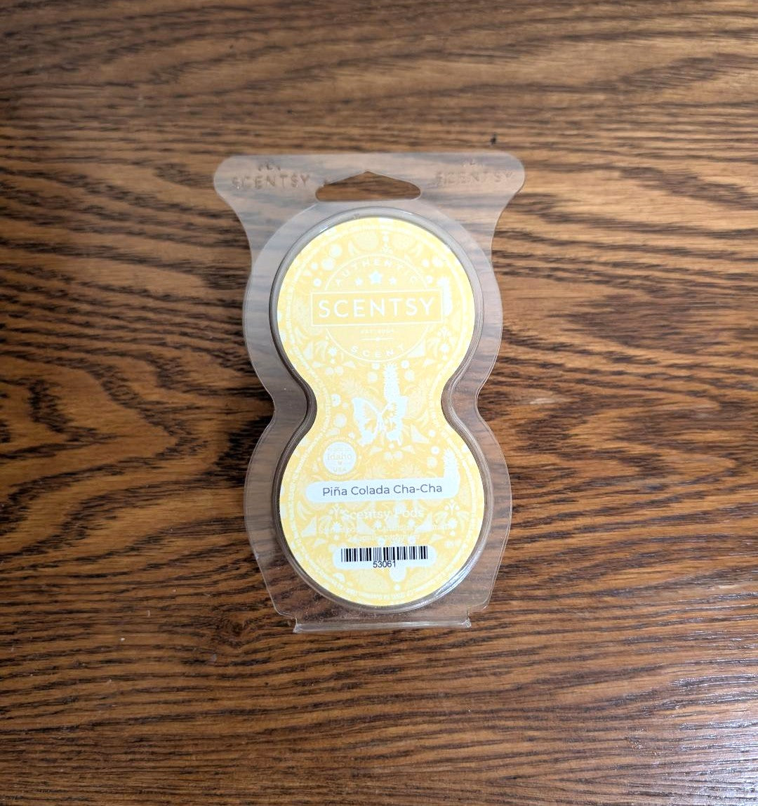 Scentsy Pina Colada Cha-Cha Pods 2-Pack