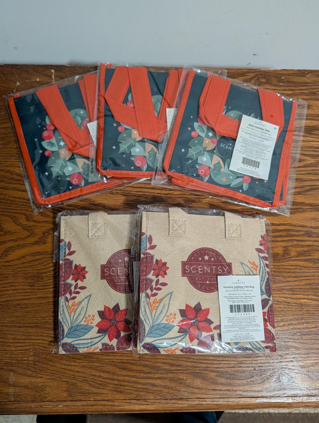 Scentsy Extra-Small Holiday Bag 5-Pack