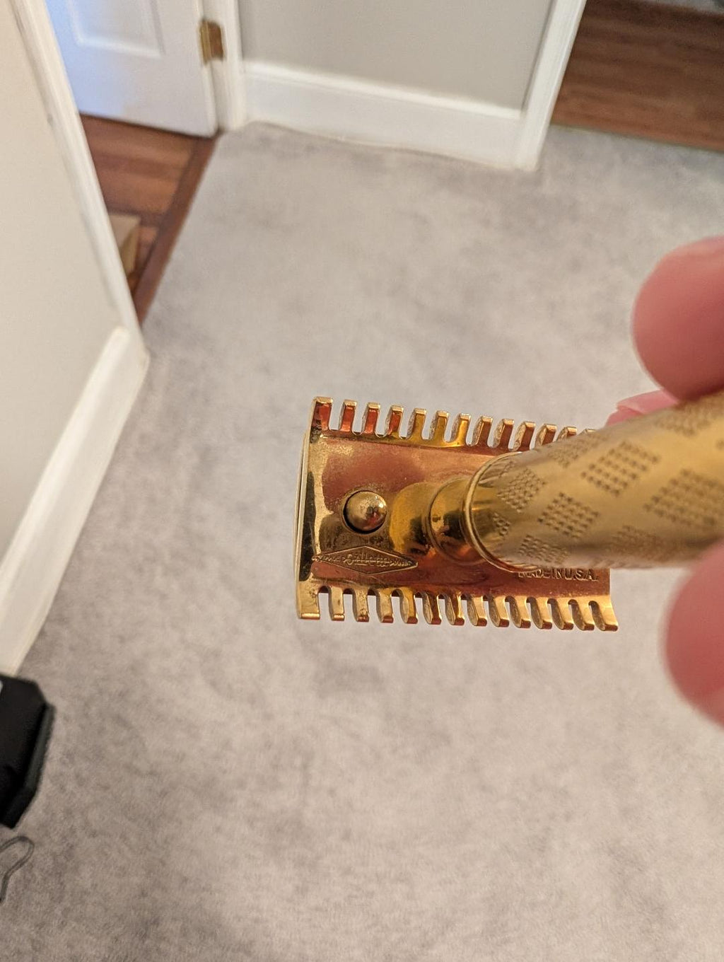 1930s Gillette New Improved Double Edge Razor