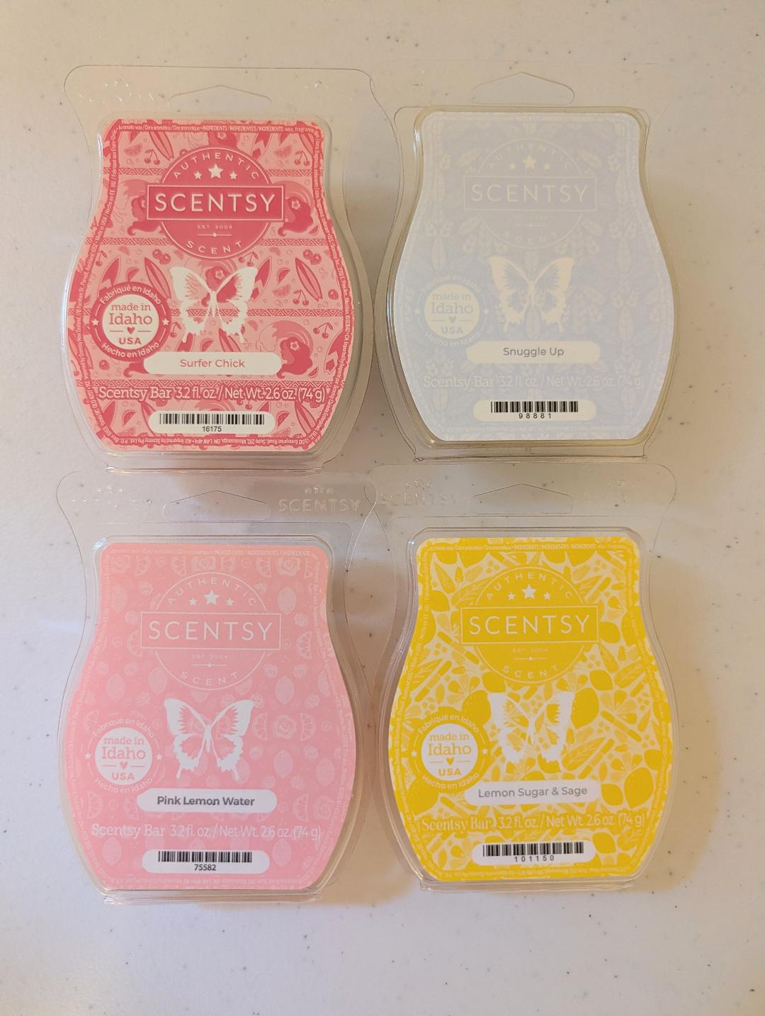 Scentsy Wax Bar 4-Pack Bundle #1