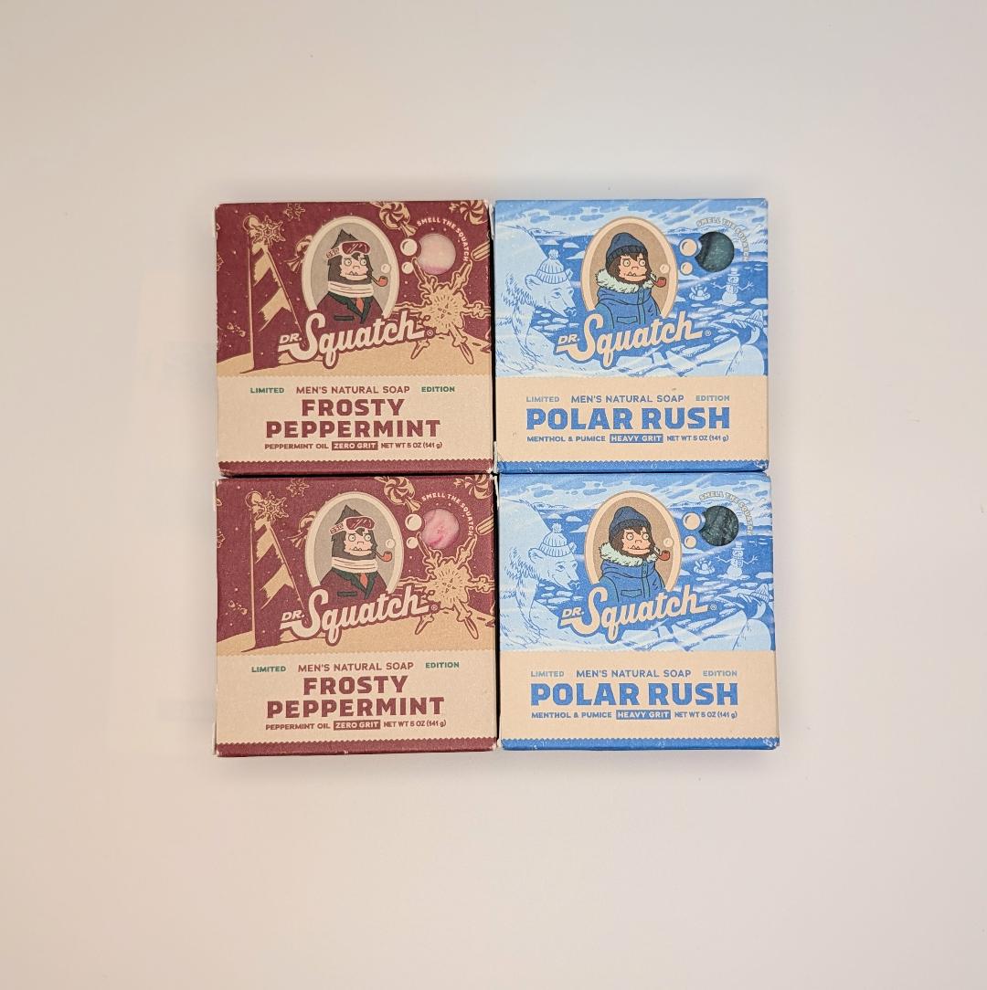 Dr. Squatch Holiday Soap Bundle 4-Pack #1