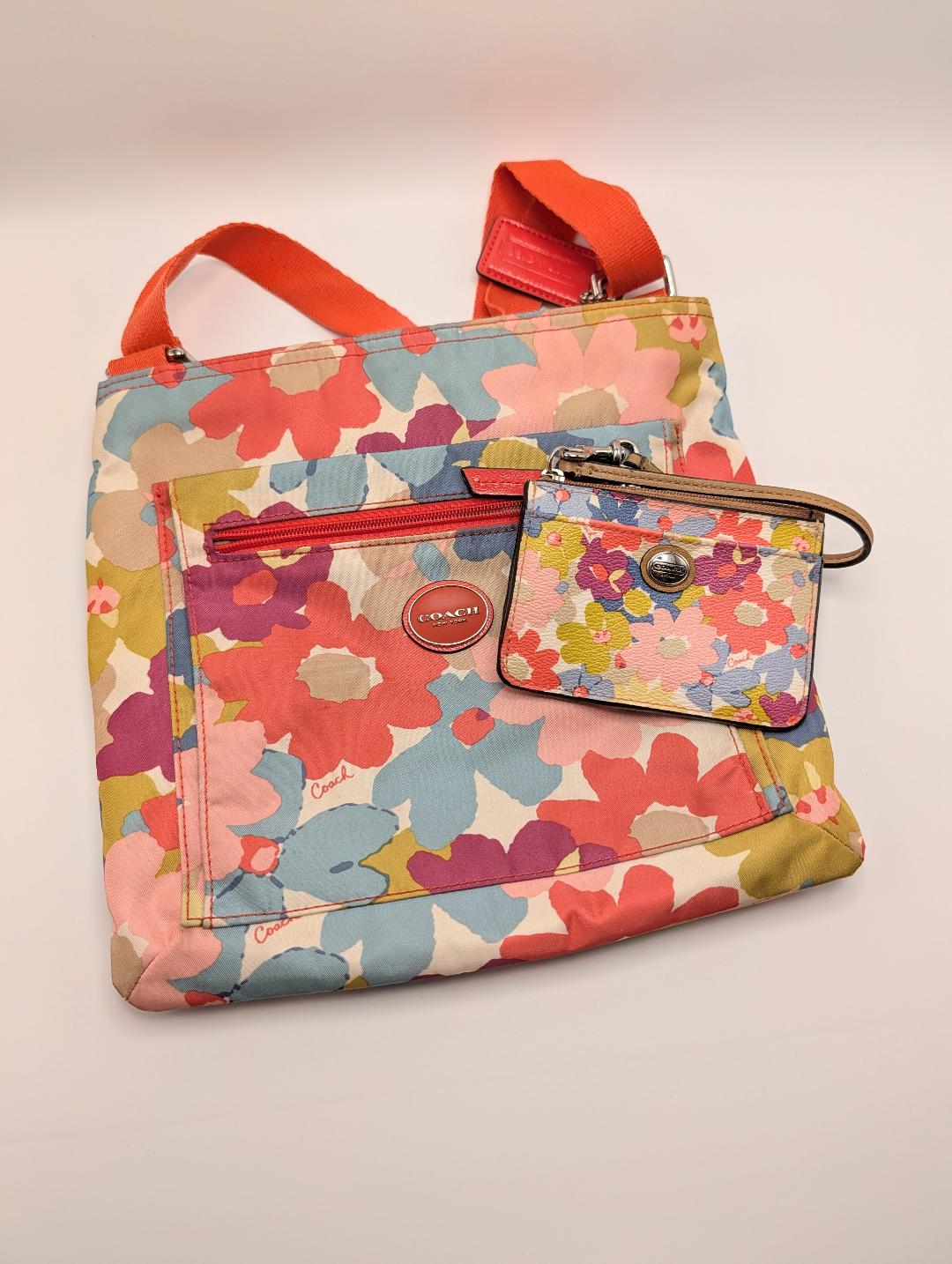 Coach Getaway Floral Crossbody Bag and Wallet