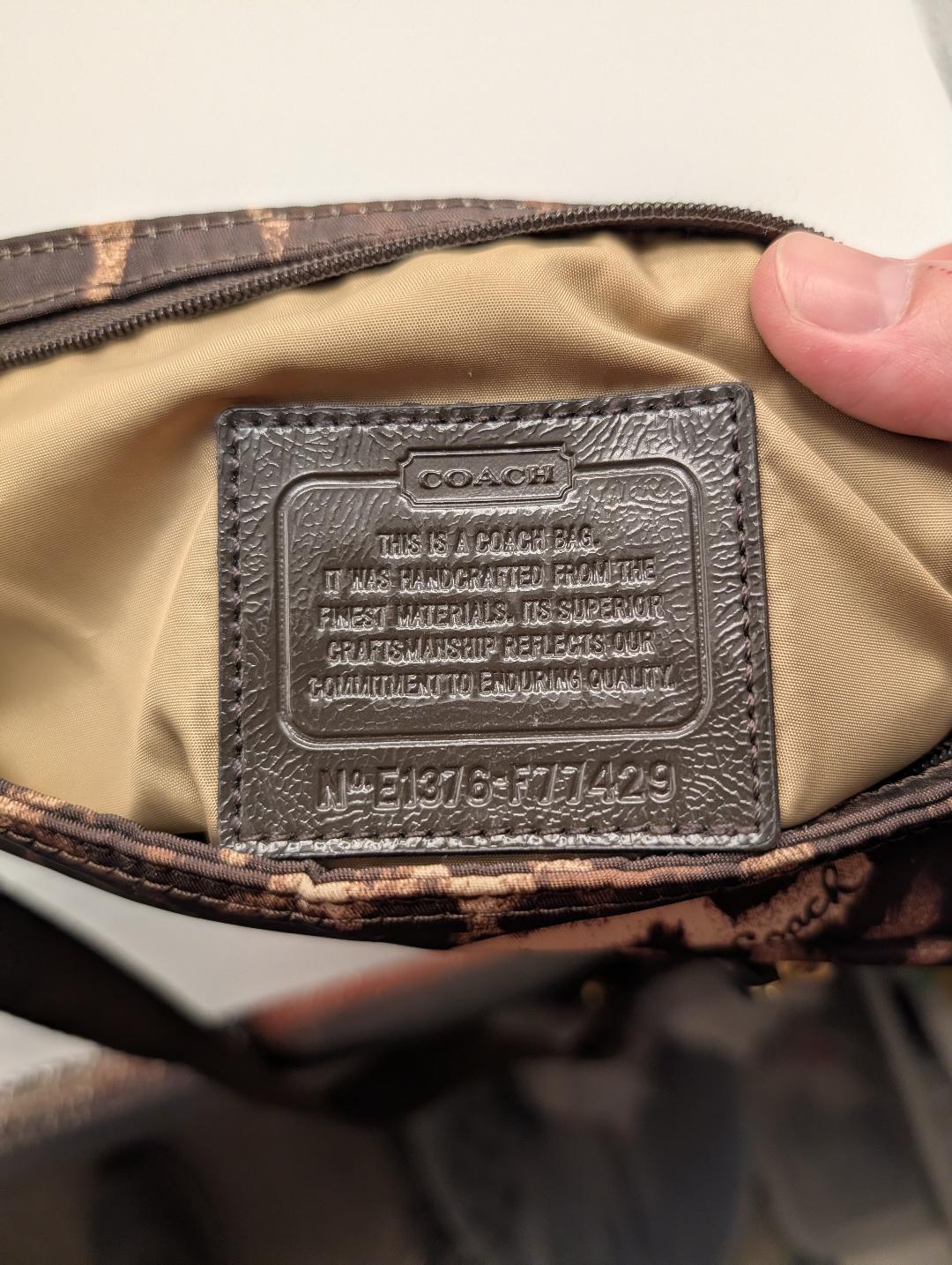Coach Leopard Print Crossbody Bag