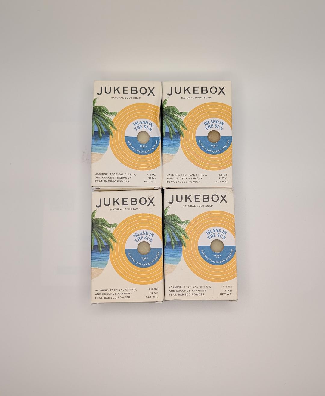 Jukebox Island in the Sun Soap 4-Pack