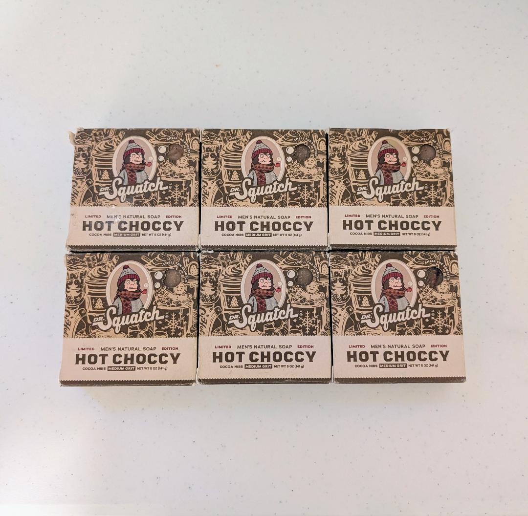 Dr. Squatch Hot Choccy Soap 6-Pack SALE