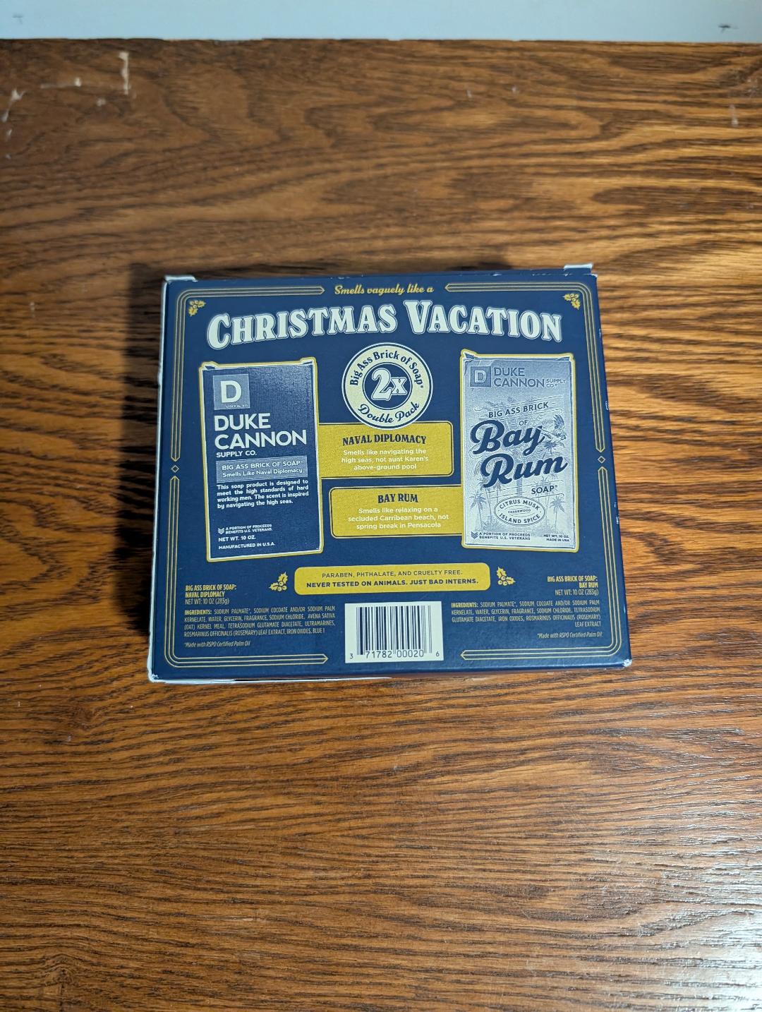 Duke Cannon Christmas Vacation Holiday Soap Set