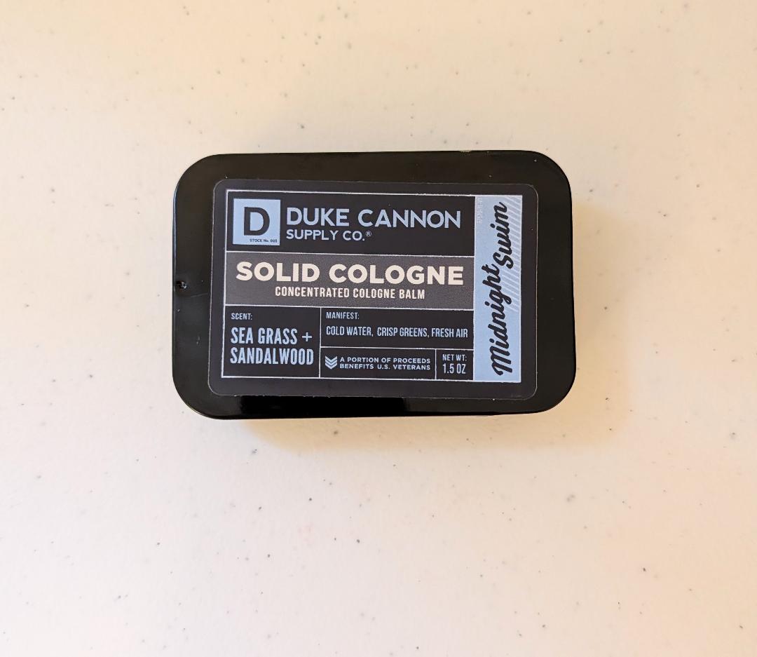 Duke Cannon Midnight Swim Solid Cologne