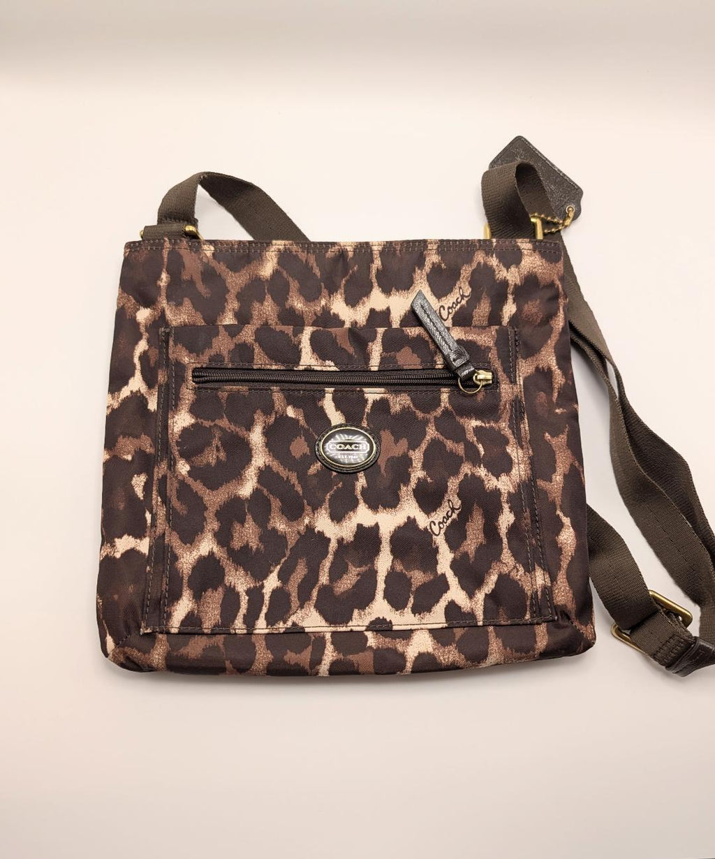 Coach Leopard Print Crossbody Bag