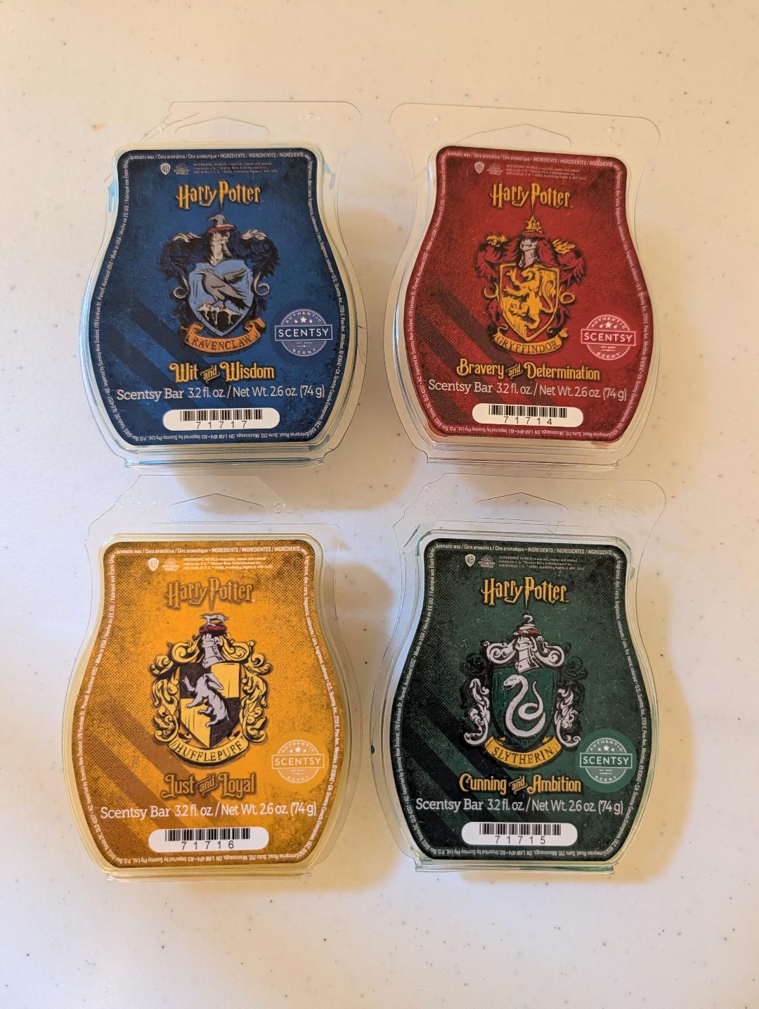 Scentsy Harry Potter Wax Bar Bundle 4-Pack